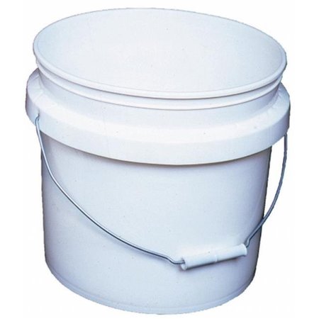 ENCORE PLASTICS Encore Plastics 3.5 Gallon White Industrial Pail  30448-201215 98262304486